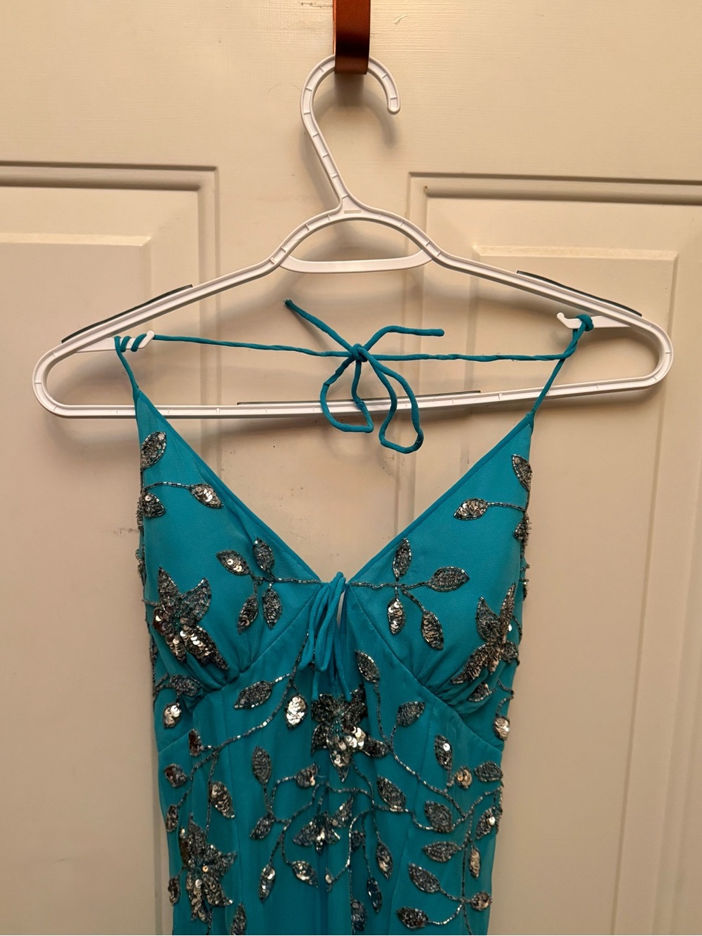 NEW Venus Aqua Beaded Dress - Picture 4 of 9